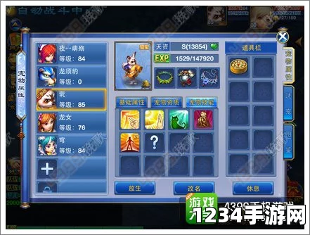 神武3手游强盗宝宝全面解析，资质、技能与攻略